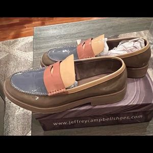 Jeffrey Campbell Lenna Taupe patent leather size 11